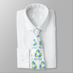 Recycle Symbol Tie