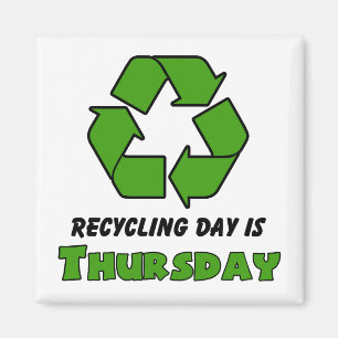 Recycle Thursday Magnet