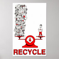 Recycle Trash Poster