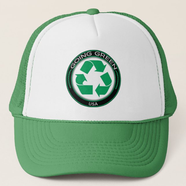 Recycle USA Trucker Hat (Front)