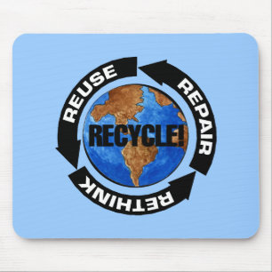 Recycle World Mouse Pad