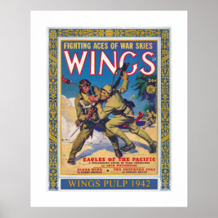 RECYCLED ART: 1942 MAGAZINE COVER POSTER