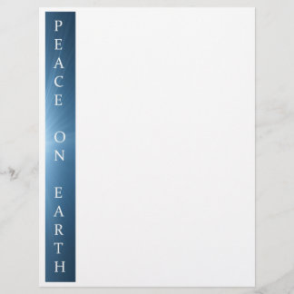 Recycled Christmas Paper - Peace on Earth Design