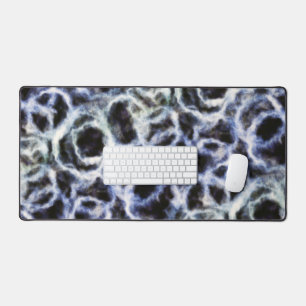 recycled indigo shibori : desk mat
