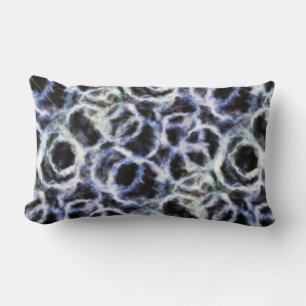 recycled indigo shibori : lumbar pillow