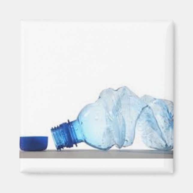 Recycled Water Bottle Magnet (Front)