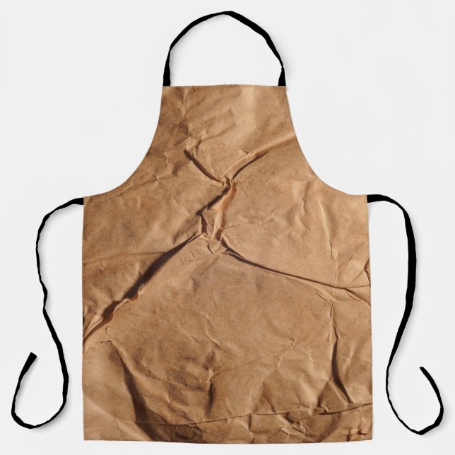Recycled wrapping paper. Texture. Apron (Front)