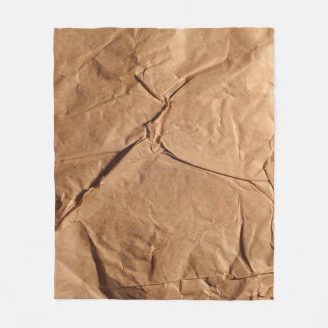 Recycled wrapping paper. Texture. Fleece Blanket (Front)