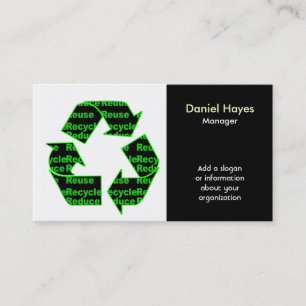 Recycler les Cartes de visite