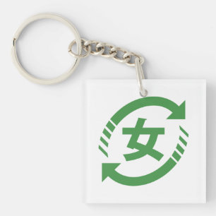 Recycler les filles japonaises   SYMBOLE Kanji Nih