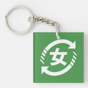 Recycler les filles japonaises   SYMBOLE Kanji Nih