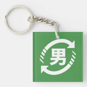 Recycler les garçons japonais SYMBOLE Kanji Niho
