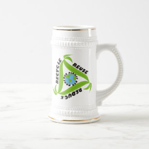 Recycler, Réutiliser, Réduire Les Mugs