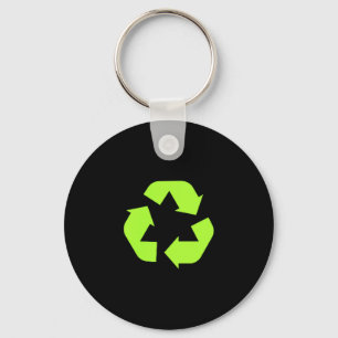 Recycles Earth Environmental Sustainability Recycl Keychain