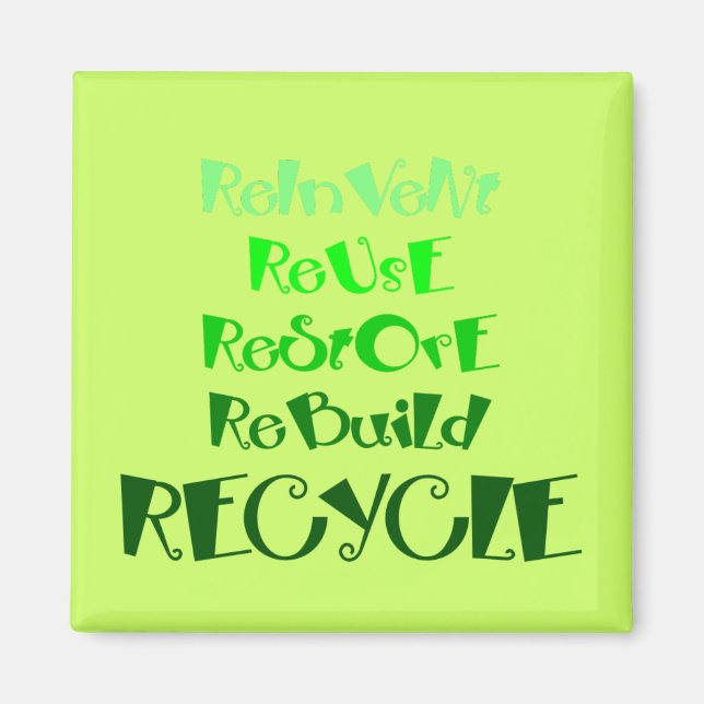 Recycling Awareness Magnet (Front)