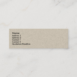 Recycling Business Card