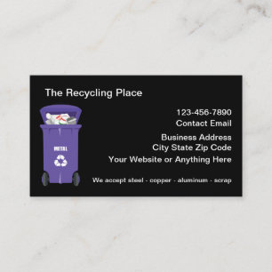 Recycling Business Cards Design Template