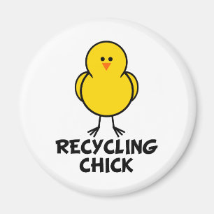 Recycling Chick Magnet