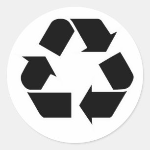 Recycling Classic Round Sticker