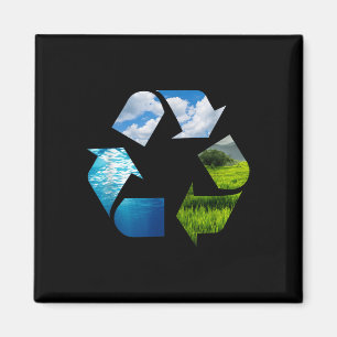 Recycling Earth Planet Environmental Protection Na Magnet