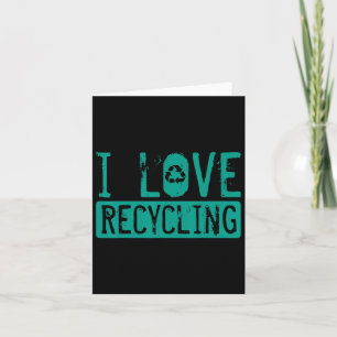 Recycling Environmentalist Activist Recyclist Eart Card