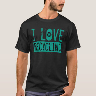Recycling Environmentalist Activist Recyclist Eart T-Shirt
