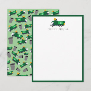 Recycling Garbage Truck Children's  Card