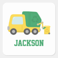 Recycling Garbage Truck Kids Personalized