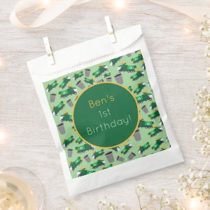 Recycling Garbage Trucks Pattern Favour Bag