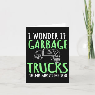 Recycling Garge Truck Trash Collector Recycle Eart Card