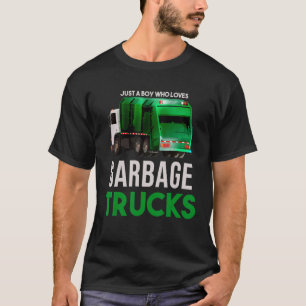 Recycling just a boy who loves garbage trucks for T-Shirt