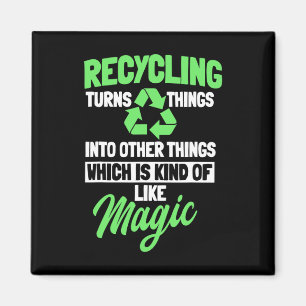 Recycling Logo Environmentalist Recycle Earth Day Magnet