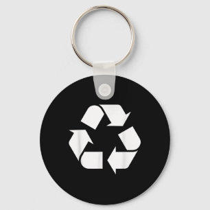 Recycling Logo Recycle Symbol Earth Day Boys Girls Keychain