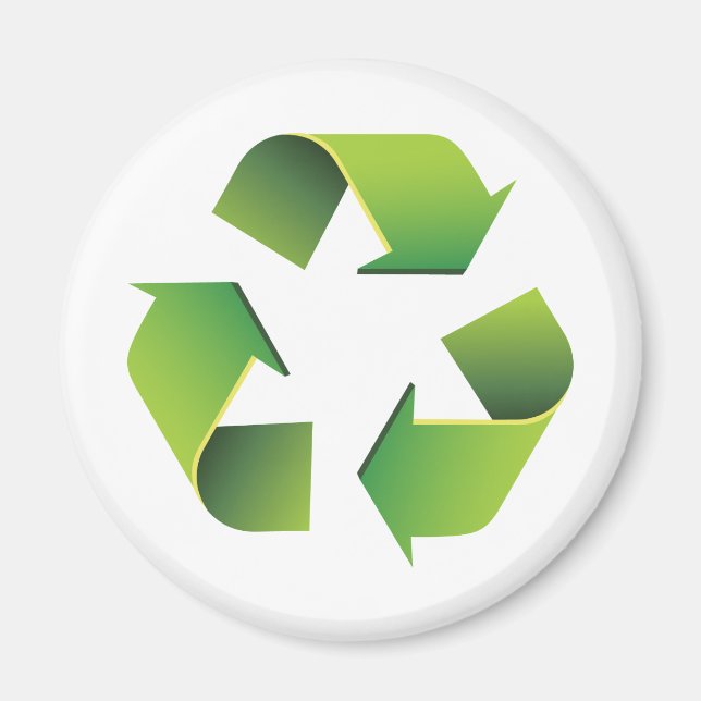 Recycling sign magnet (Front)