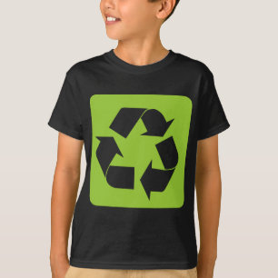 Recycling Sign - Martian Green T-Shirt