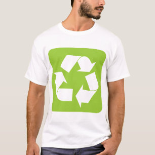 Recycling Sign - Martian Green T-Shirt