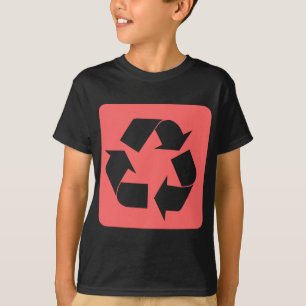 Recycling Sign - Tropical Pink T-Shirt