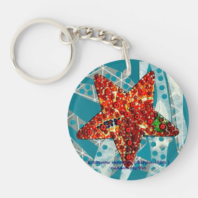 Recycling Starfish Keychain (Front)