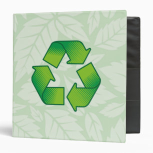 Recycling symbol binder