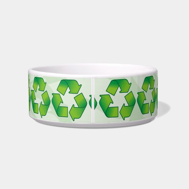 Recycling Symbol Bowl (Back)