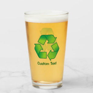 Recycling Symbol Glass