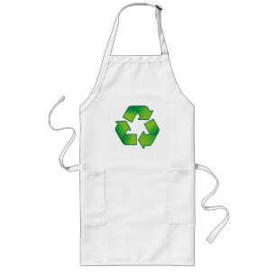 Recycling Symbol Long Apron
