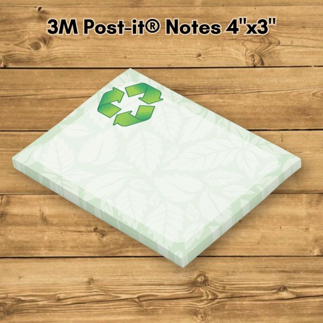 Recycling symbol post-it notes (Creator Uploaded)