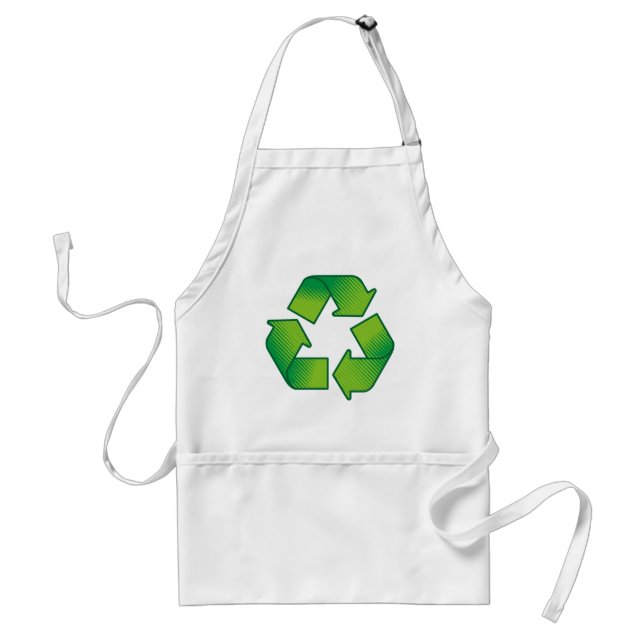 Recycling symbol standard apron (Front)