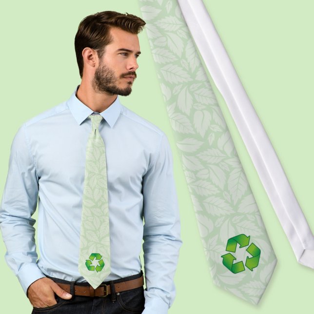 Recycling symbol tie (Creator Uploaded)