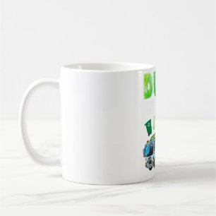 Recycling Trash 4 Years Old Garbage Truck 4th Coffee Mug