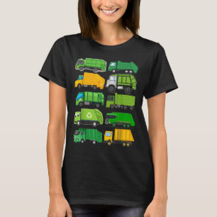 Recycling Trash Garbage Truck Kids Birthday Gifts  T-Shirt