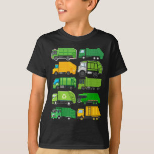 Recycling Trash Garbage Truck Kids Birthday Gifts  T-Shirt