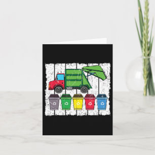 Recycling Trash Truck Environmentalist Recyclist E Card