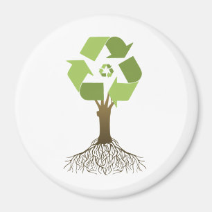 RECYCLING TREE MAGNET